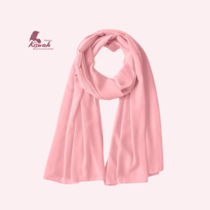 Candy Pink Georgette Scarf