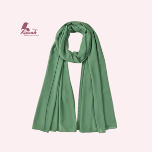 Sage Green Georgette Scarf