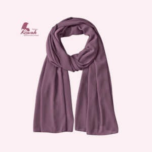 Lilac Georgette Scarf